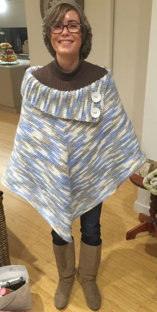 crocheted poncho