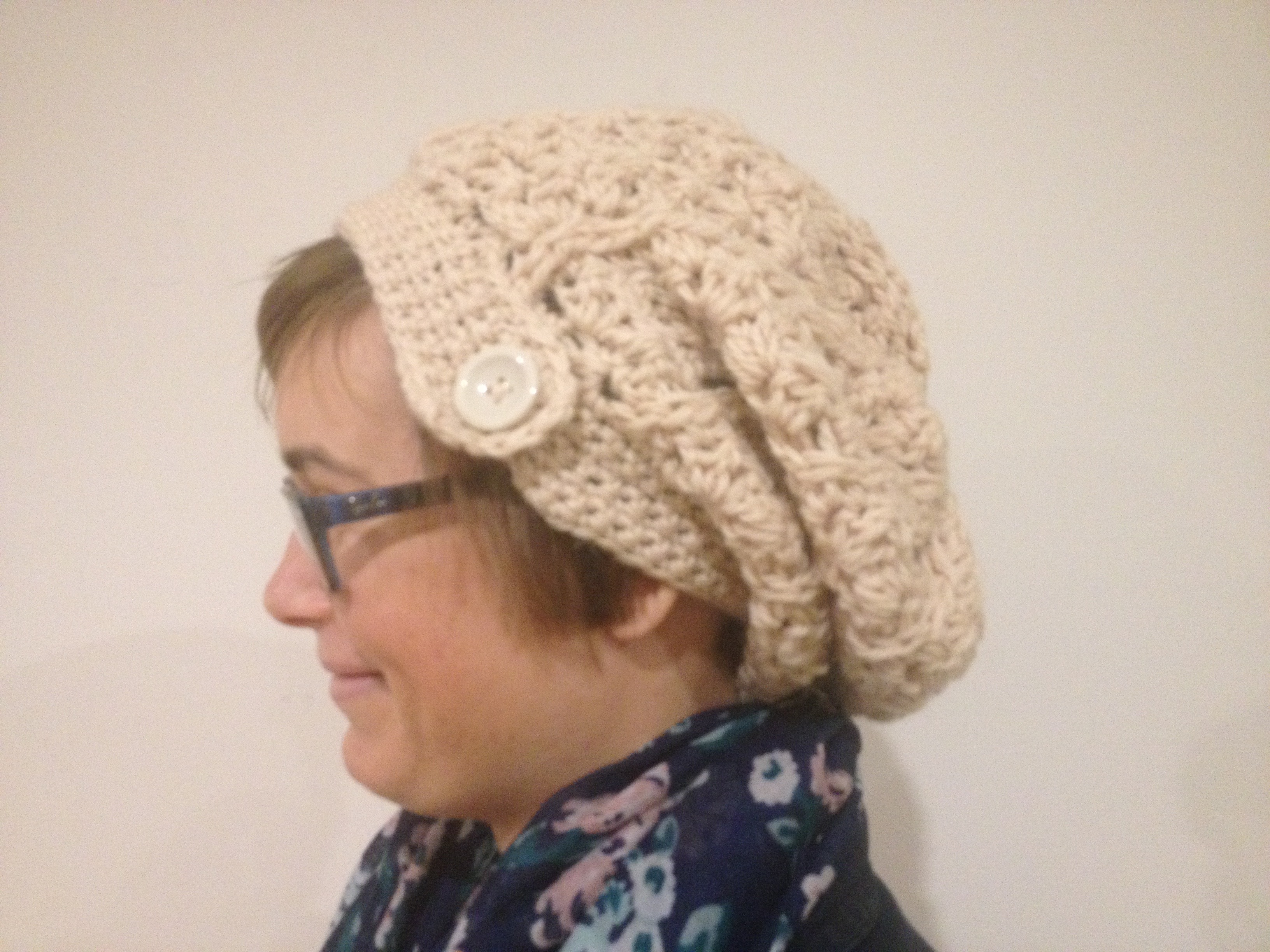 crocheted hat