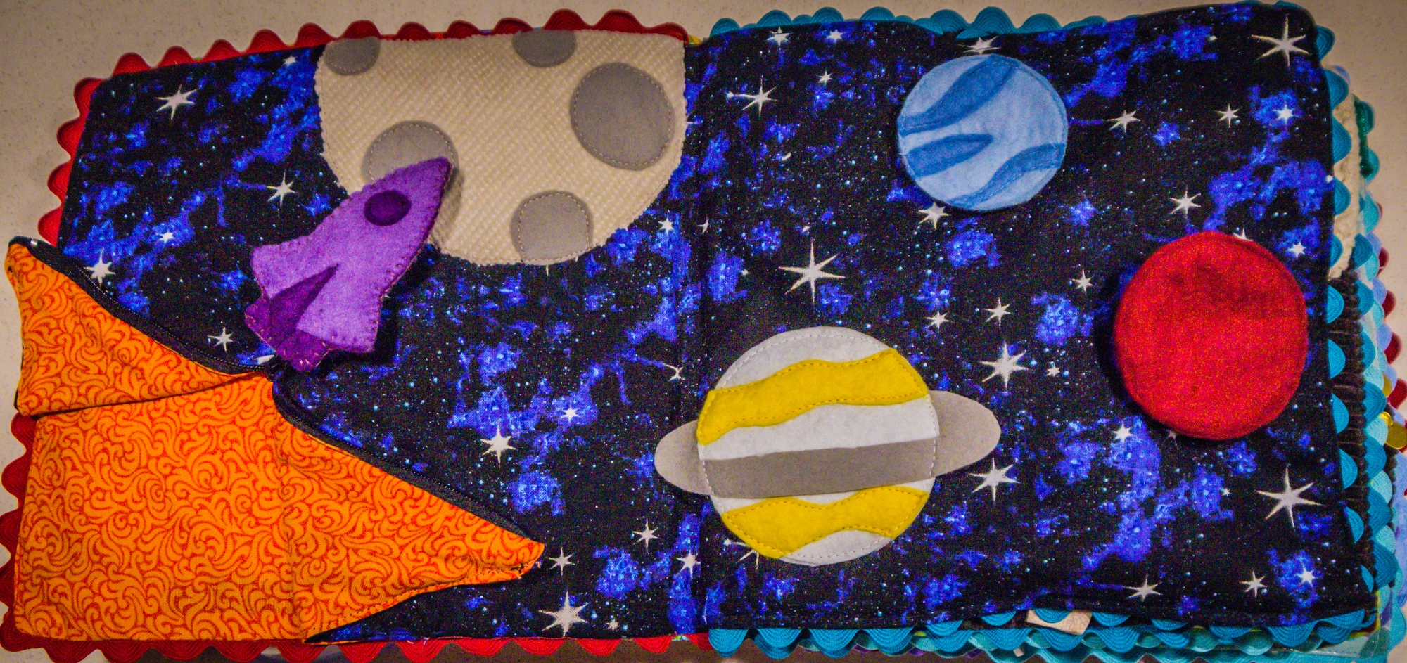 outer space busy book page