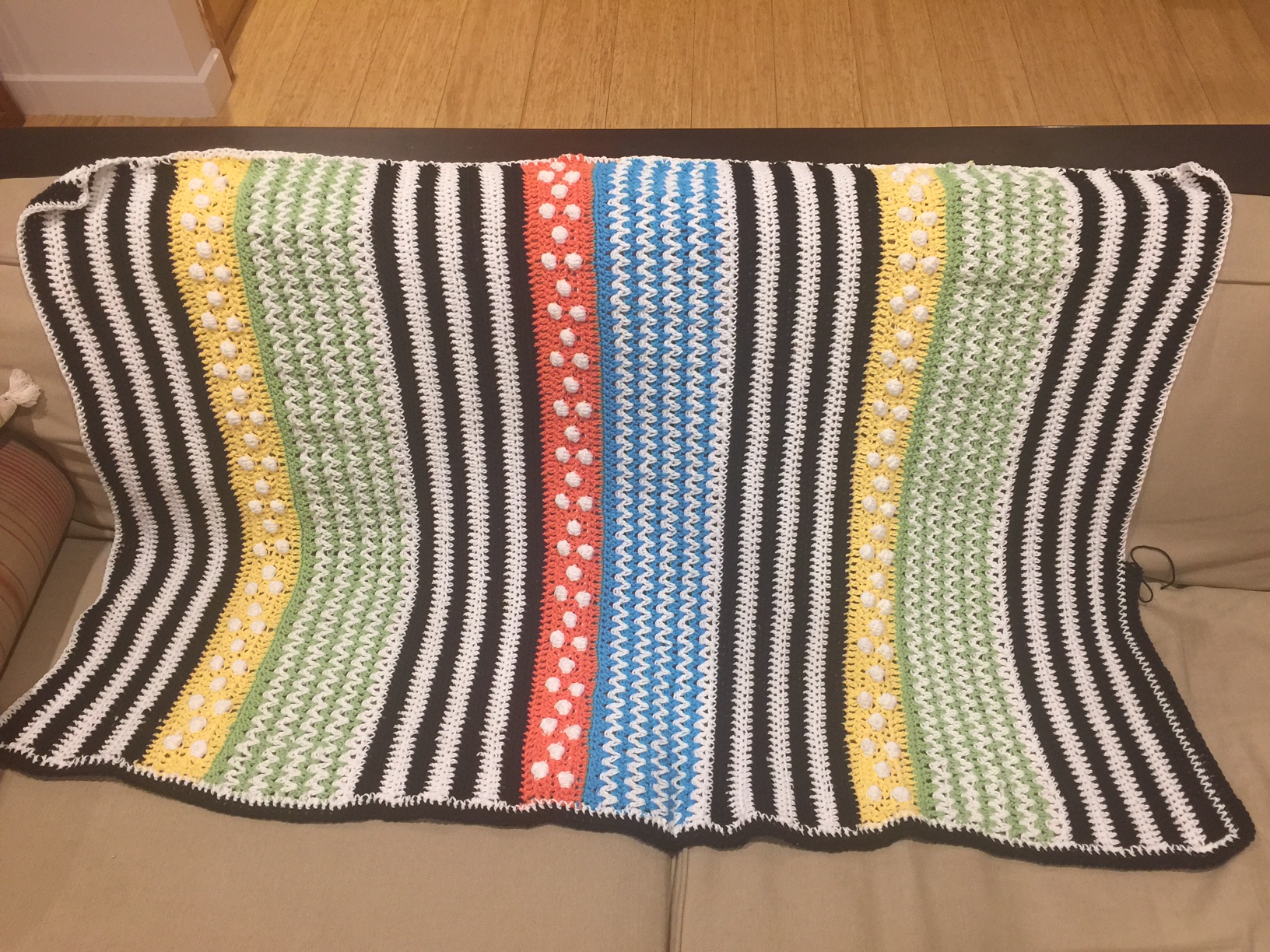 allsorts crochet rug