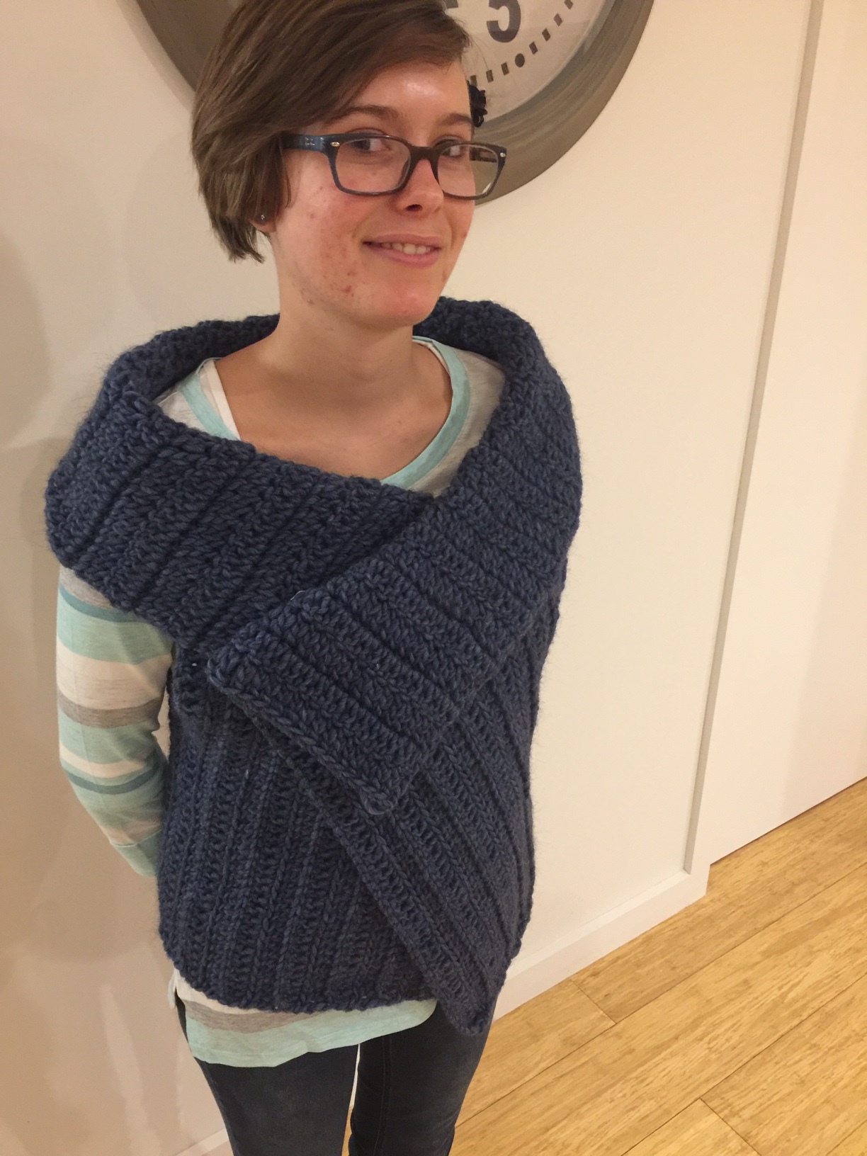 crocheted vest