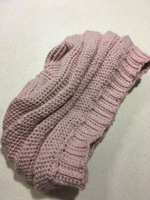 crochet ribbed beanie