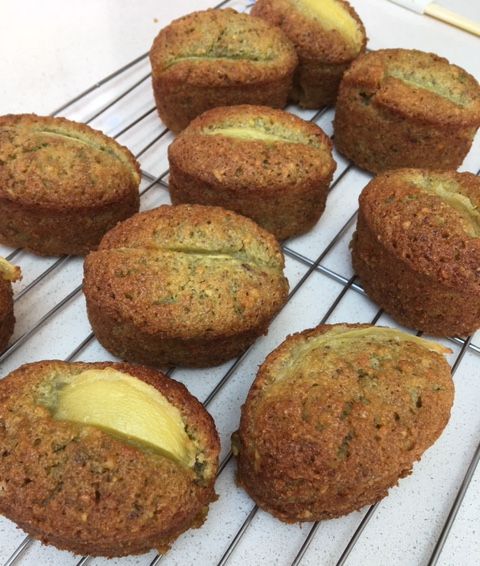 mango/pistachio friands