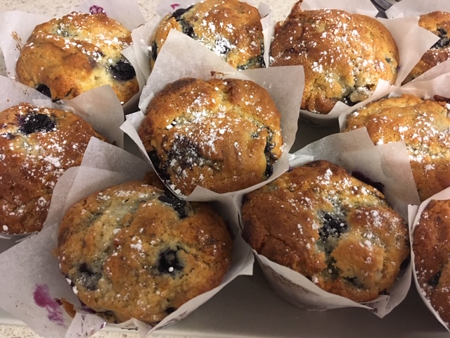 blueberry muffins