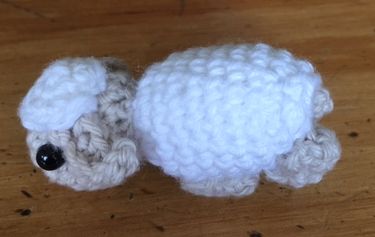 crochet sheep