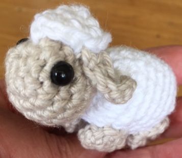 crochet sheep