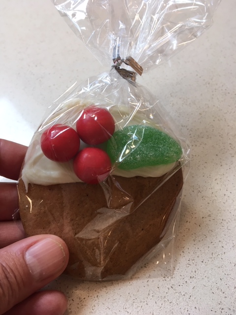  christmas pudding biscuit