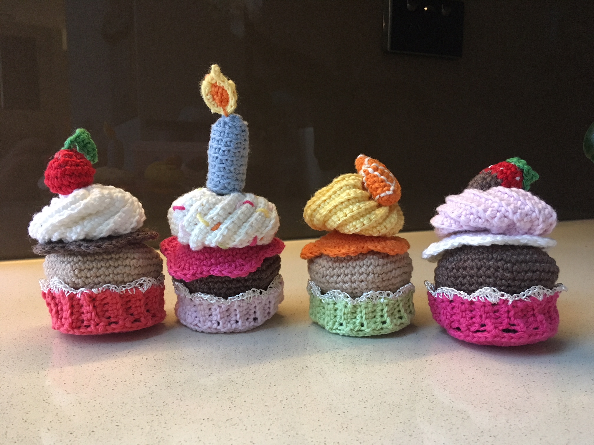 crochet cupcakes