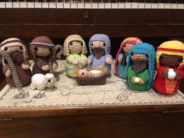 crochet Nativity set