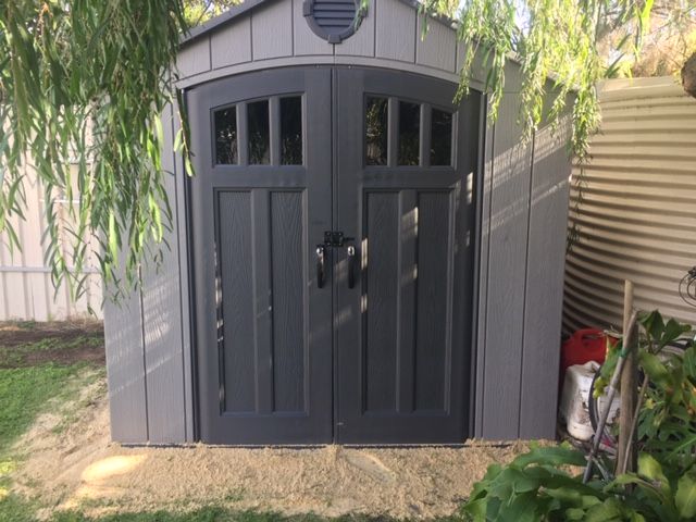 The new shed