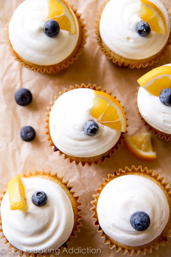 blueberry lemon cupcakes