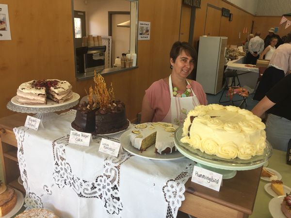 cafe cakes at the school fair