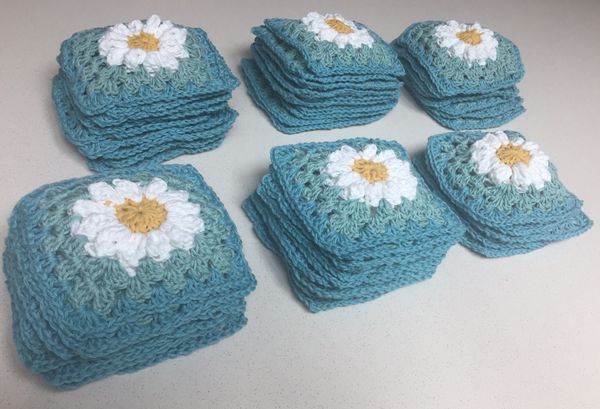 fifty six daisy squares!