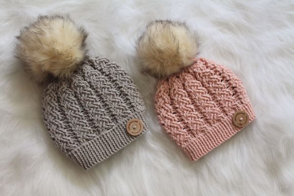 cabled beanies